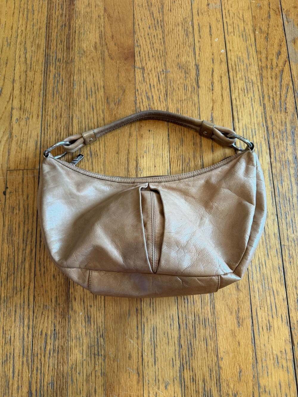 Hobo International Hobo Bag Womens Sm Brown Leather Top Zip
